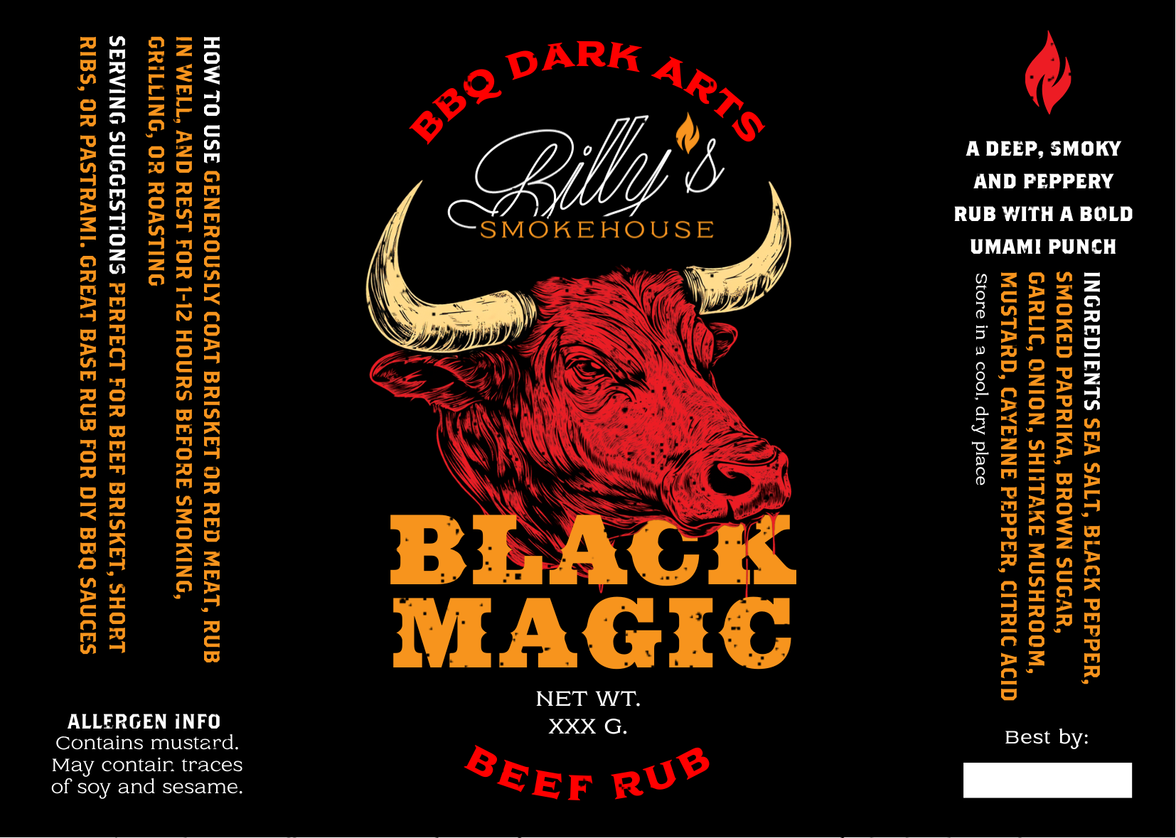 Black Magic Beef Rub